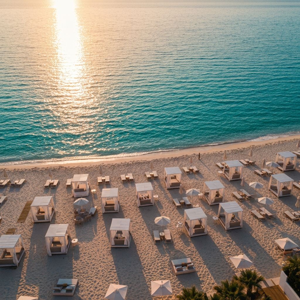 Sunset at Azzurra Beach Club