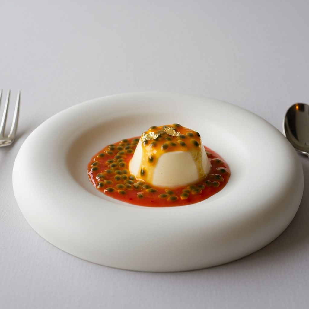 Mango panna cotta